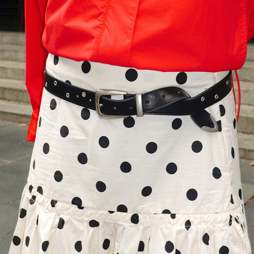 LMS BELT BLACK STUD